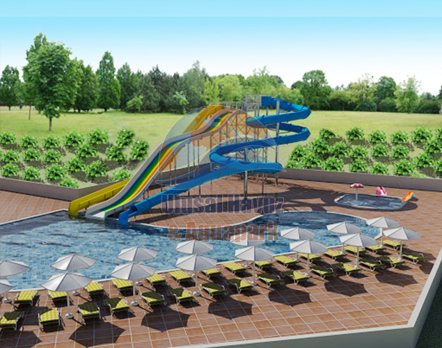 Bakü / AZERBAIJAN - Merdekan Aquapark